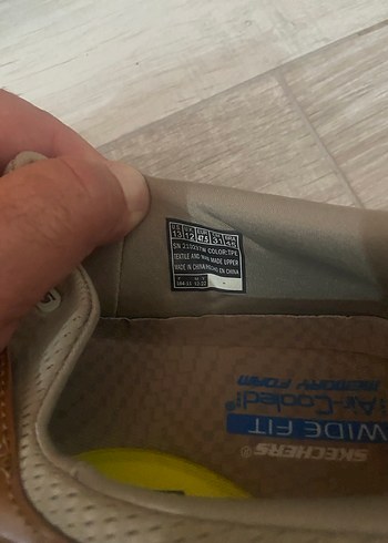 Orjinal Skechers Erkek Kahverengi Gri Spor Ayakkabı - Görsel 5