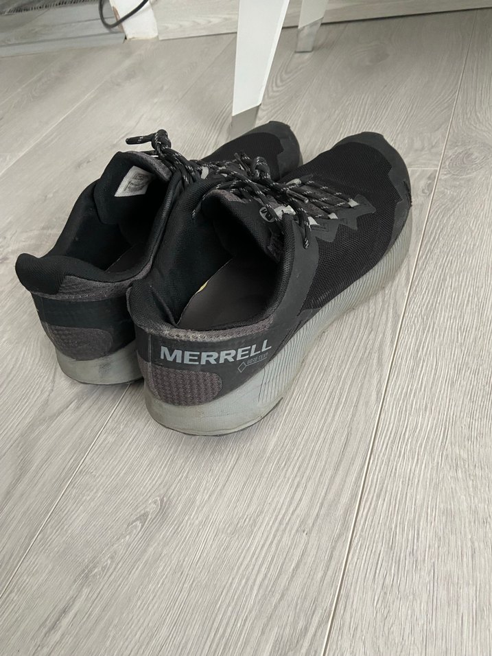 Gri Siyah Bağcıklı Erkek Outdoor Ayakkabısı - Görsel 2