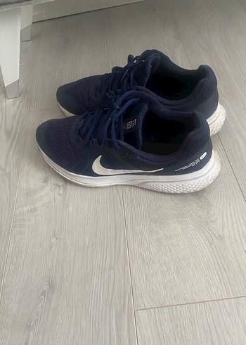 Erkek Lacivert Spor Ayakkabı Velcro - Görsel 3