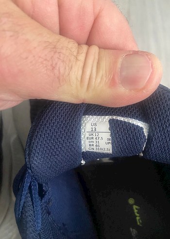 Erkek Lacivert Spor Ayakkabı Velcro - Görsel 4