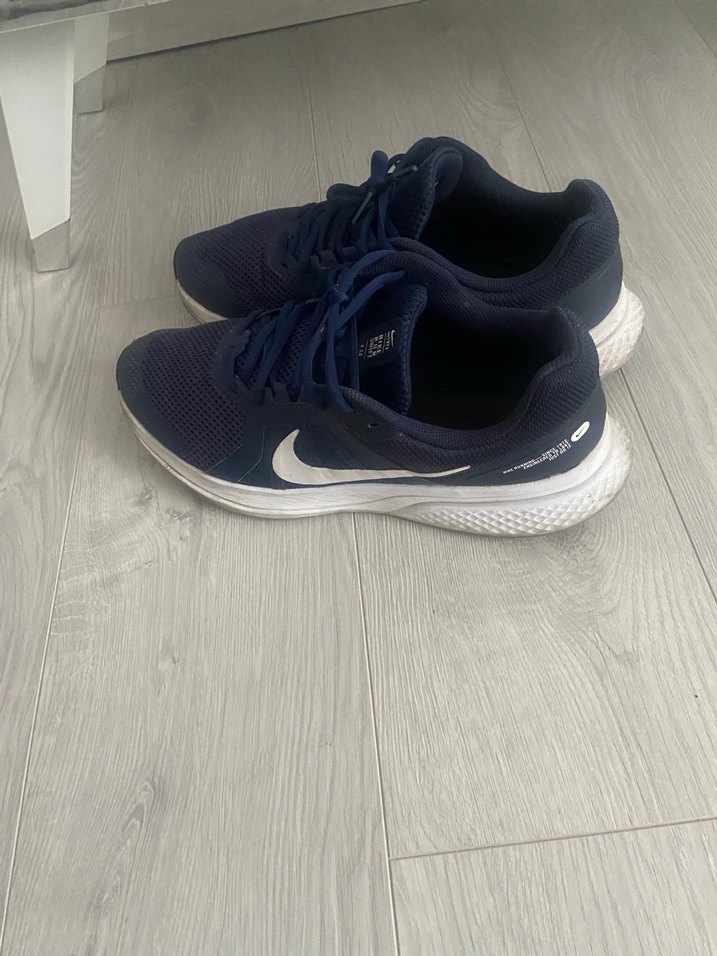 Erkek Lacivert Spor Ayakkabı Velcro - Görsel 3