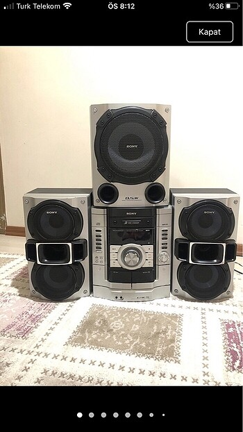 SONY HCD RG490 hoparlör basslı