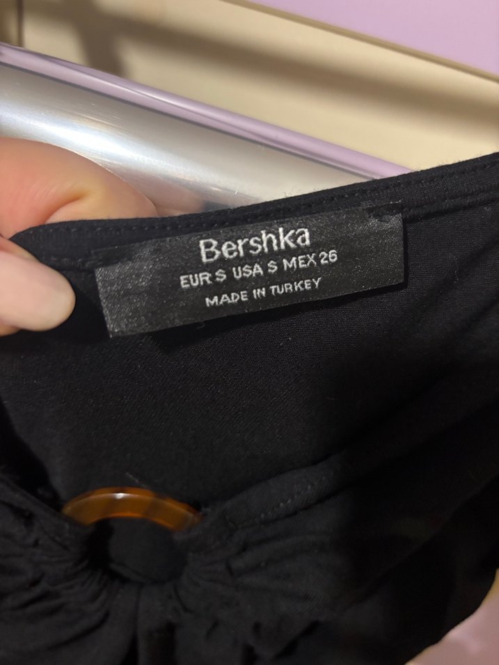 Siyah V Yaka İnce Askılı Uzun Tulum - Görsel 3