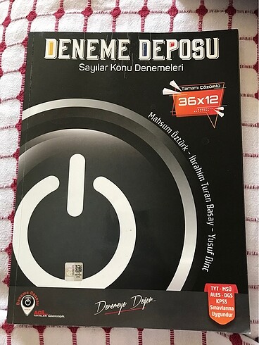 Acil deneme deposu sayılar denemesi