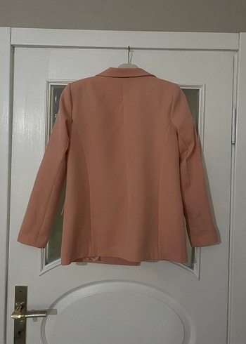 Trendyol & Milla Pudra pembesi Midi Kadın Blazer Ceket