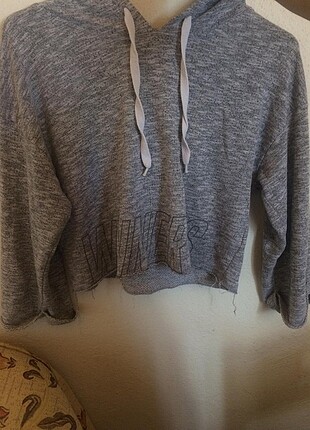 Gri spor sweat