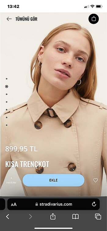 Stradivarius Stradivarius trençkot