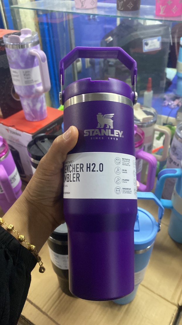 Renkli Stanley Çocuk Termos Şişesi Pembe - Görsel 4