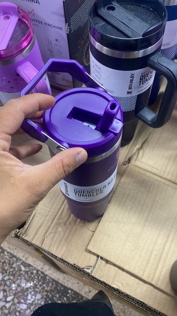 Renkli Stanley Çocuk Termos Şişesi Pembe - Görsel 5