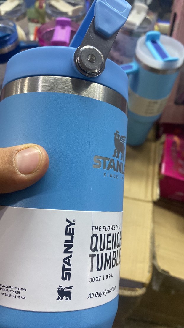 Renkli Stanley Çocuk Termos Şişesi Pembe - Görsel 3