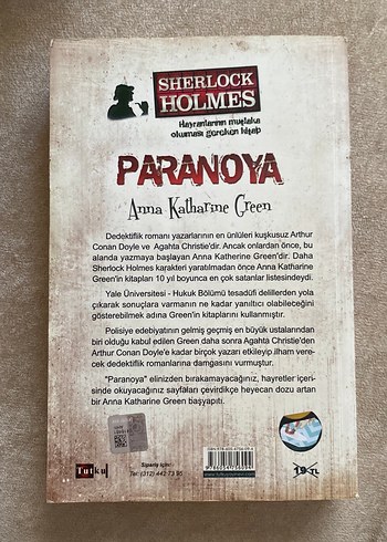Sherlock Holmes Paranoia - Anna Katharine Green - Görsel 2