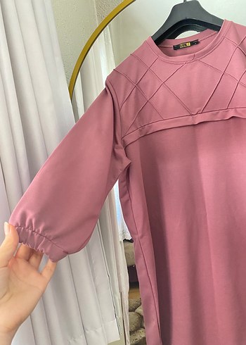 Diğer Pudra Pembe Uzun Kollu Tunik