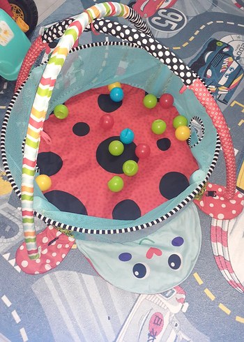 Renkli Bebek Oyun Matı ve Topları