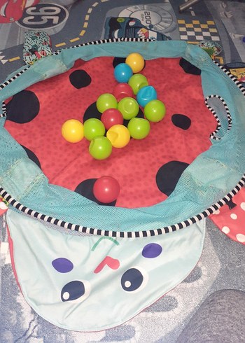 Beden Renk Renkli Bebek Oyun Matı ve Topları