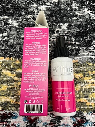 Beden Wline cosmetic tüy dökücü sprey 100 ml
