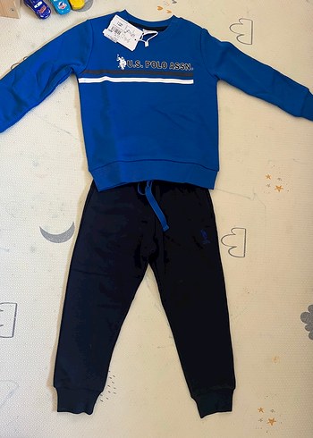 U.S. Polo Assn. Erkek Çocuk Mavi Eşofman Takımı