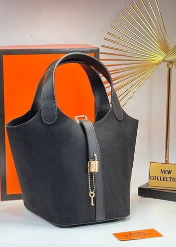 Turuncu Deri Kadın Çanta Tokalı - Görsel 14