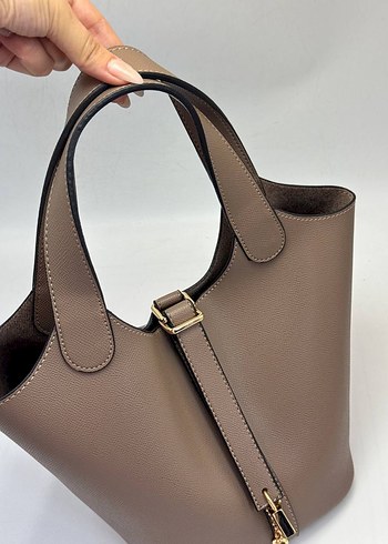 Turuncu Deri Kadın Çanta Tokalı - Görsel 15