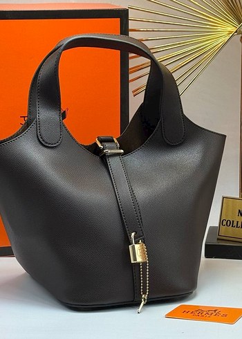 Turuncu Deri Kadın Çanta Tokalı - Görsel 10