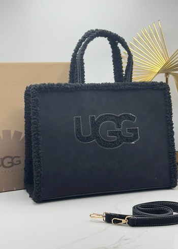 Kahverengi Kürklü UGG Süet Kadın Çanta - Görsel 7