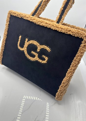 Kahverengi Kürklü UGG Süet Kadın Çanta - Görsel 9