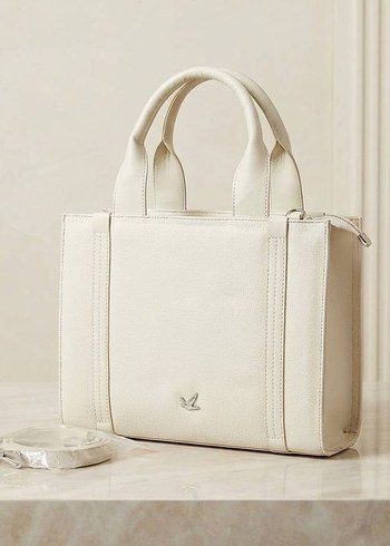 Klasik Modern Kahverengi Deri Kadın Çanta - Görsel 7