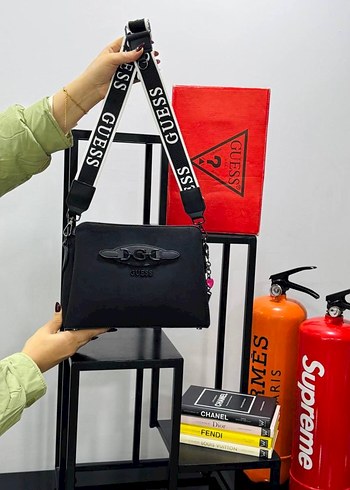 Kahverengi Desenli Askılı Kadın Çanta - Görsel 9