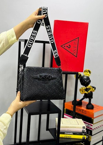 Kahverengi Desenli Askılı Kadın Çanta - Görsel 7