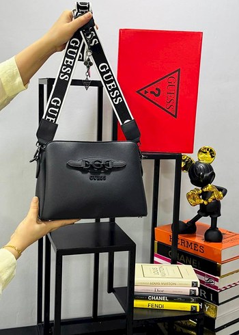 Kahverengi Desenli Askılı Kadın Çanta - Görsel 3