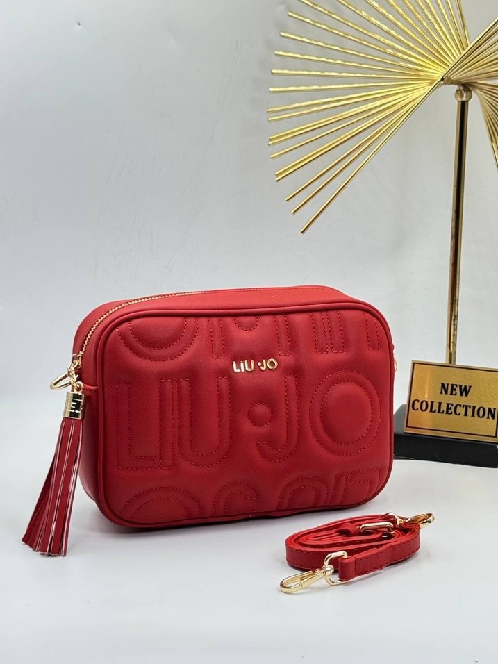 Beyaz Deri Kadın Çapraz Çanta Püsküllü - Görsel 2