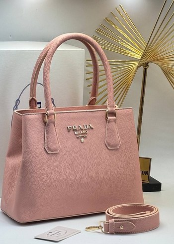 Prada Kahverengi Deri Kadın Çanta - Görsel 12