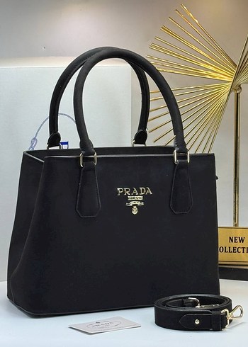 Prada Kahverengi Deri Kadın Çanta - Görsel 16