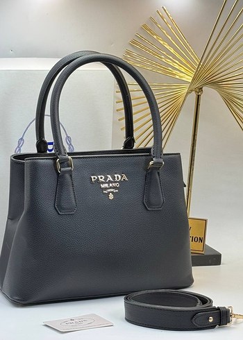 Prada Kahverengi Deri Kadın Çanta - Görsel 9