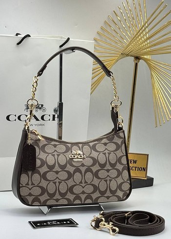 Zincir Detaylı Kahverengi Deri Kadın Çanta - Görsel 8