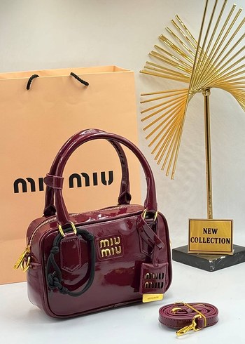 Miu Miu Beyaz Deri Püsküllü Kadın Çanta - Görsel 6