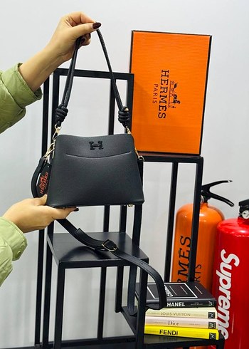 Kahverengi Deri Kayışlı Kadın Çanta - Görsel 6