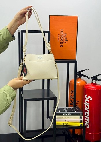 Kahverengi Deri Kayışlı Kadın Çanta - Görsel 2