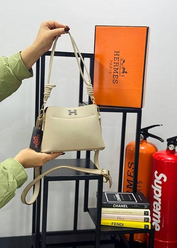 Kahverengi Deri Kayışlı Kadın Çanta - Görsel 4