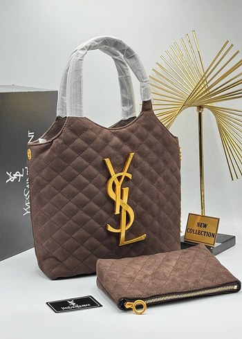 Kahverengi Deri Kadın Çanta - Modern Klasik - Görsel 9