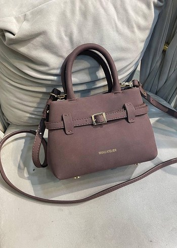 Siyah Deri Kadın Çanta Tokalı - Görsel 13