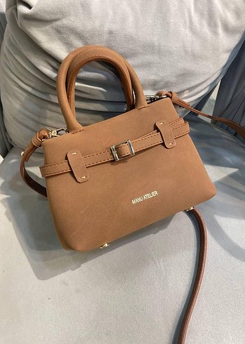 Siyah Deri Kadın Çanta Tokalı - Görsel 11