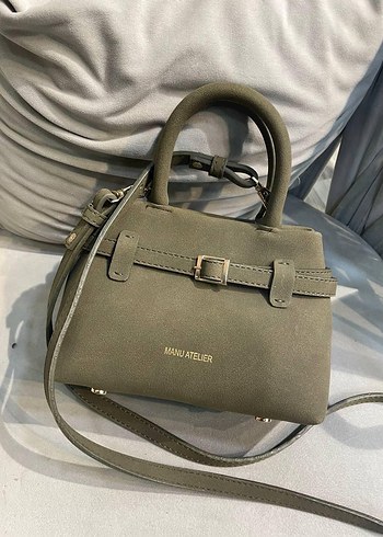 Siyah Deri Kadın Çanta Tokalı - Görsel 8