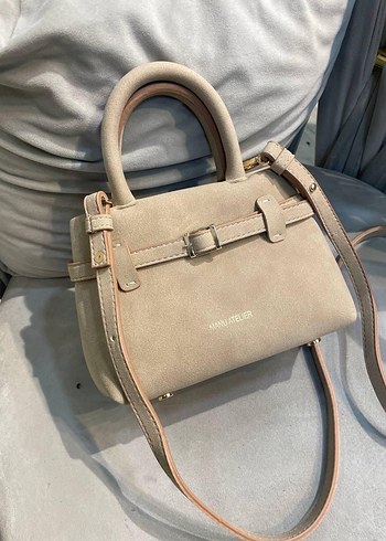 Siyah Deri Kadın Çanta Tokalı - Görsel 7