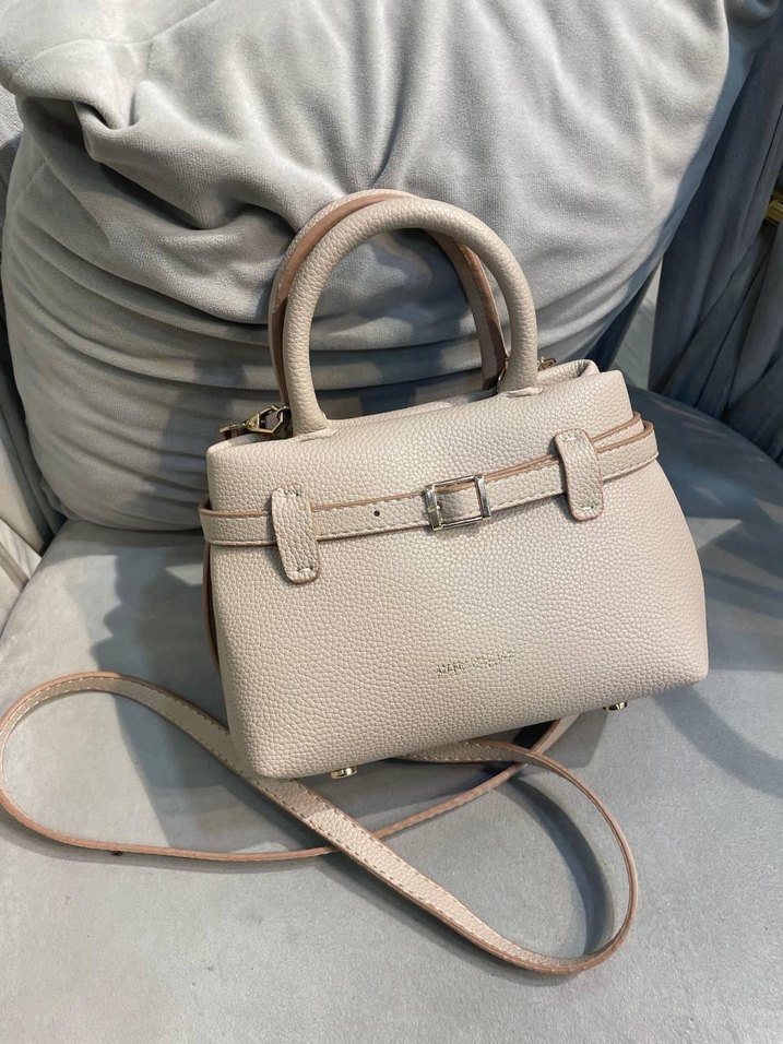 Siyah Deri Kadın Çanta Tokalı - Görsel 2