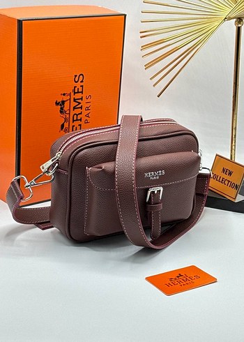 Hermès Siyah Baskılı Erkek Omuz Çantası - Görsel 5