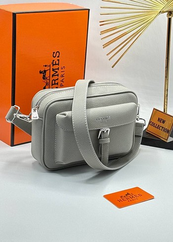 Hermès Siyah Baskılı Erkek Omuz Çantası - Görsel 4