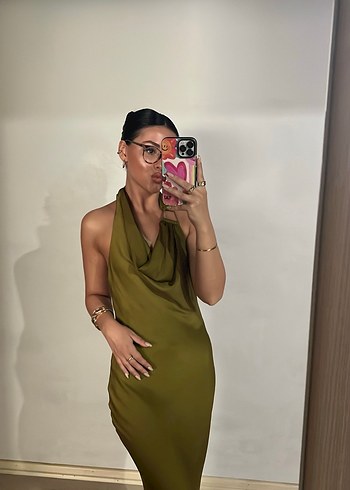 Zara Drapeli Straplez Uzun Kadın Elbise - Görsel 2