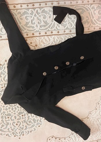 xl Beden siyah Renk Düğmeli Siyah Gotik Midi Kadın Ceket