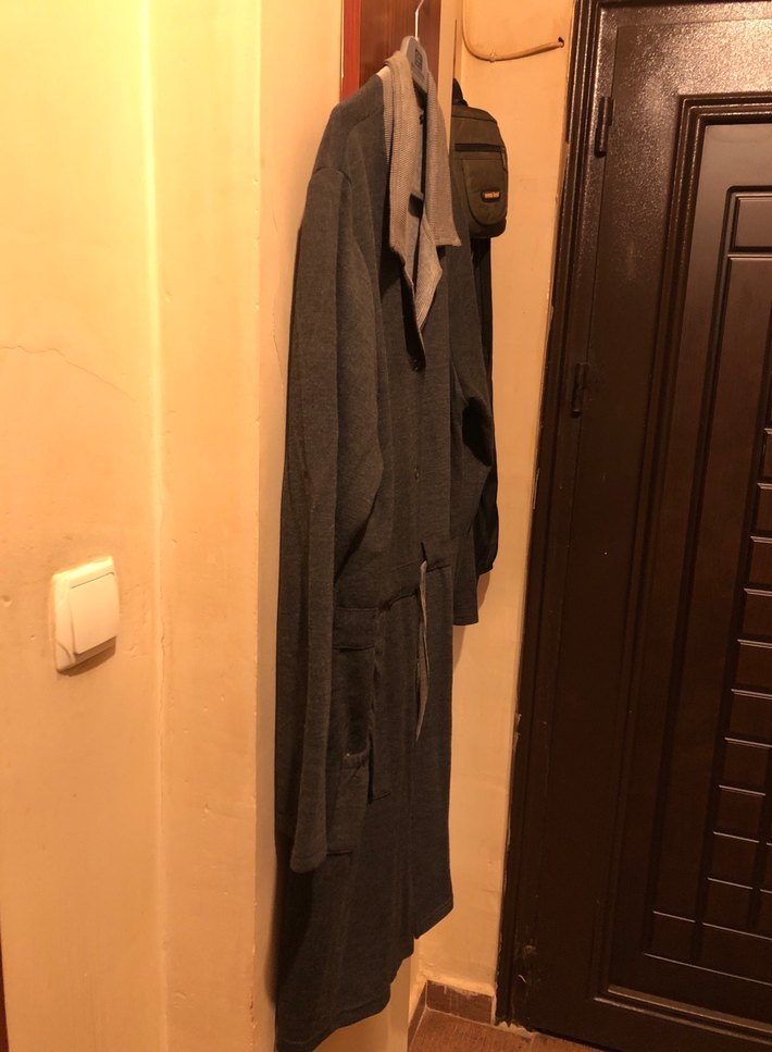 Gri Kemerli Midi Hamile Kabanı - Görsel 2