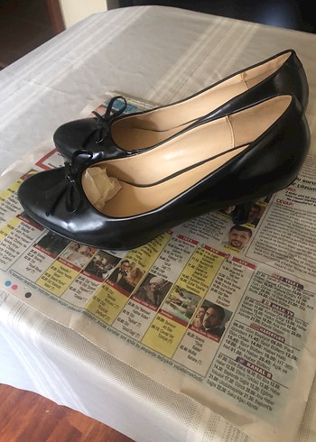 39 Beden Kadın Siyah Topuklu Stiletto